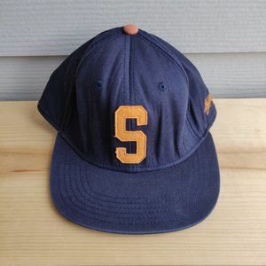 STUSSY BIG S Snapback Cap Blue & Orange.